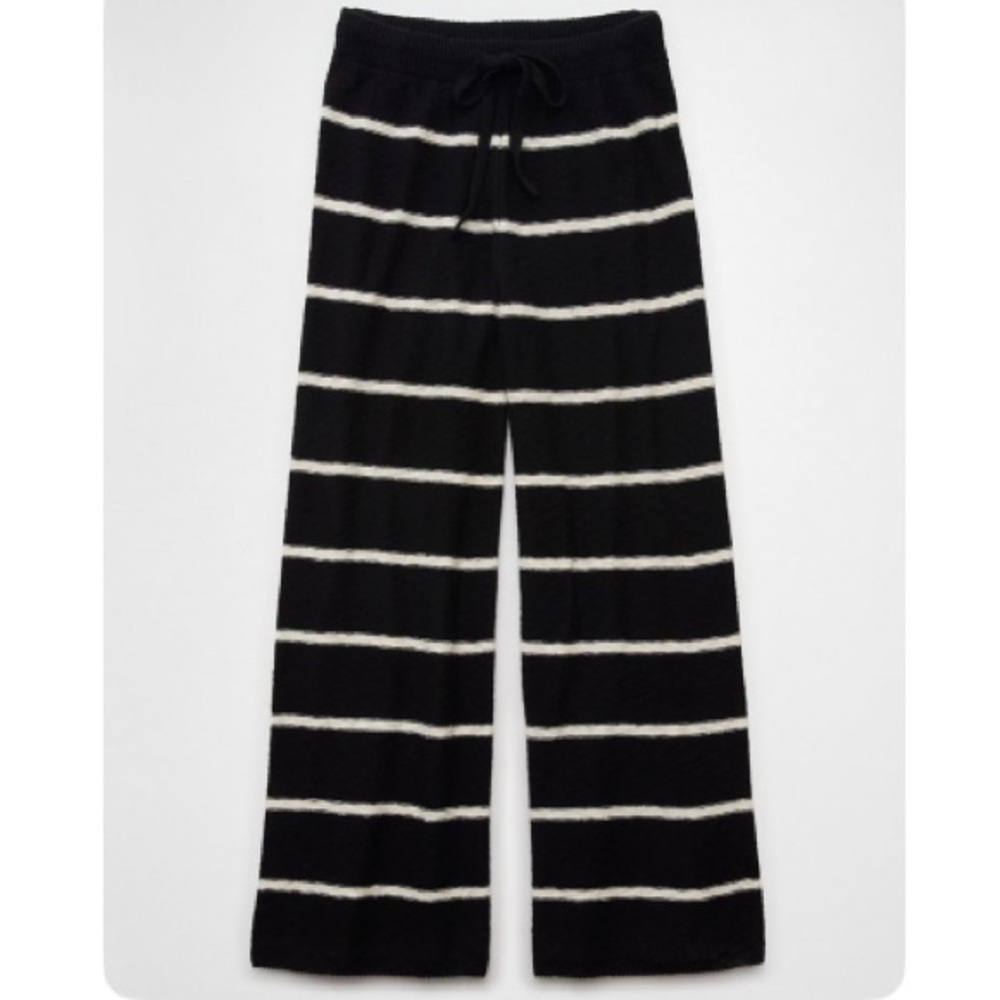 Sweater Knit Pants Straight Leg Baggy Soft New With Tags Favorite Winter Pants - Picture 2 of 7